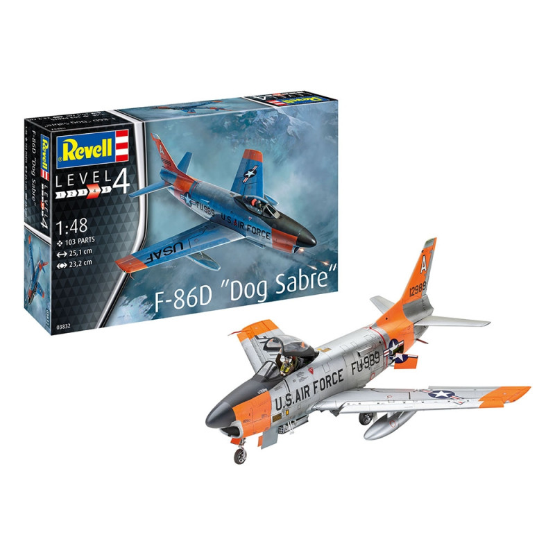 Chasseur F-86D Dog Sabre, USAF - REVELL 3832 - 1/48