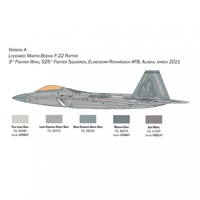 F-22 A Raptor - ITALERI 2822 - 1/48