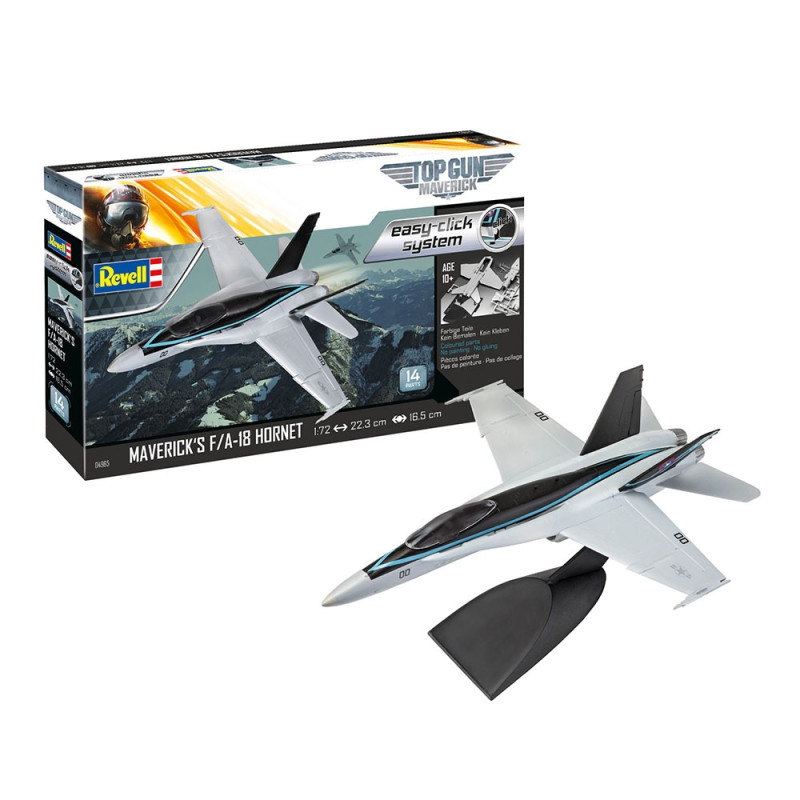 F-18 Hornet 'Top Gun' Maverick, Easy-Click - REVELL 4965 - 1/72