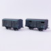 2 wagons couverts primeur ex-20T PLM, Sncf, Ep IIIb - REE WB739 - HO 1/87 2 wagons couverts primeur ex-20T PLM, Sncf, Ep IIIb - REE WB739 - HO 1/87