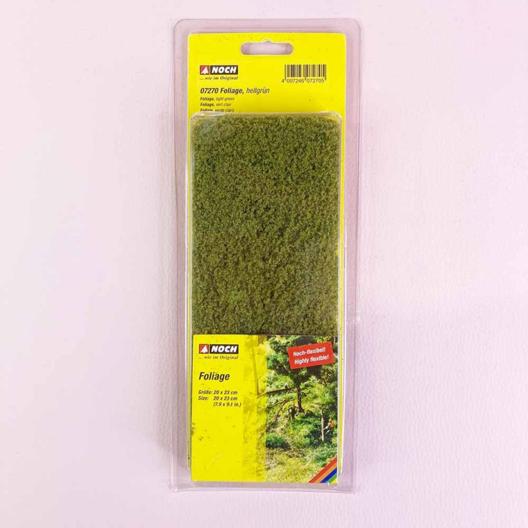 Foliage de feuilles vert moyen, filet étirable - NOCH 07300 - Toutes échelles