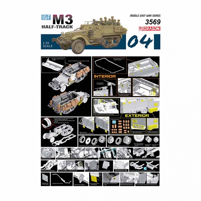 IDF M3 Half-Track - DRAGON 3569 - 1/35
