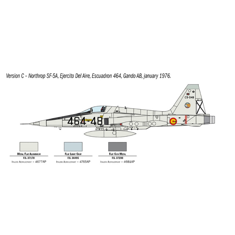 Avion "Freedom Fighter" F-5A - ITALERI 1441 - 1/72