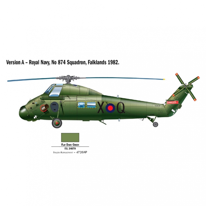 Hélicoptère de transport Wessex UH.5 - ITALERI 2720 - 1/48