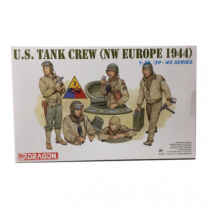 Equipage de Char US, Europe 1944 - DRAGON 6054 - 1/35