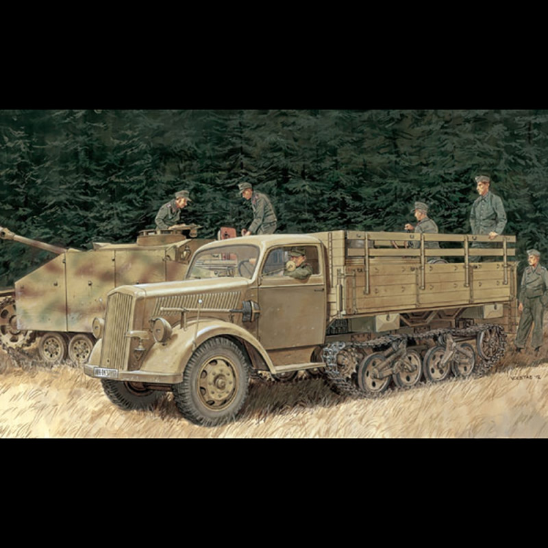 Camion Maultier Half-Track Sd.Kfz.3a - DRAGON 6761 - 1/35