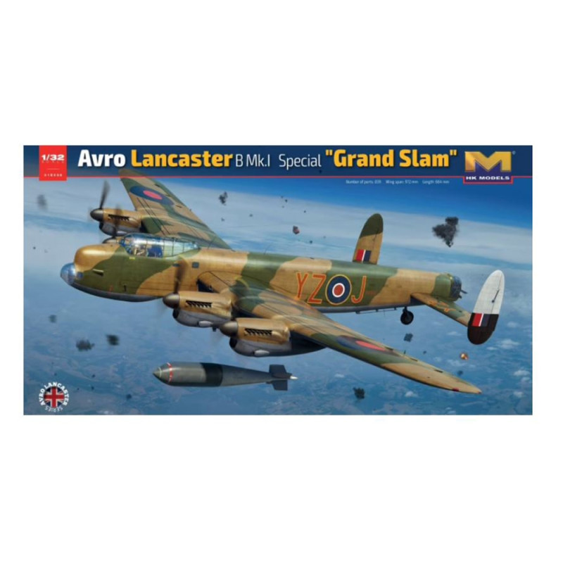 Bombardier Avro Lancaster B MK.l Special "Grand Slam" - HK MODELS 01E038 - 1/32