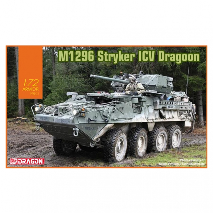 Véhicule blindé M1296 Stryker ICV Dragoon - DRAGON 7686 - 1/72