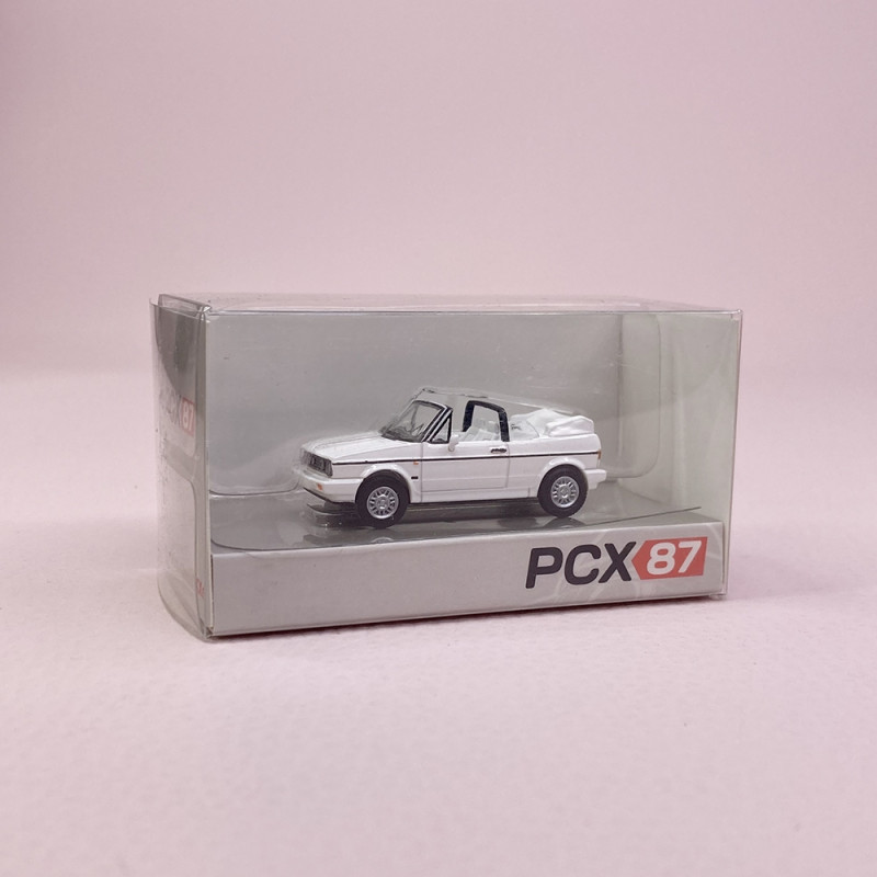 VW Golf 1 Cabriolet Blanc - PCX870308 - HO 1/87