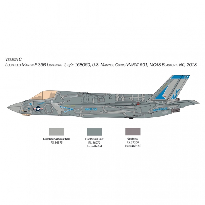 Chasseur F-35 B Lightning II - ITALERI 2810 - 1/48