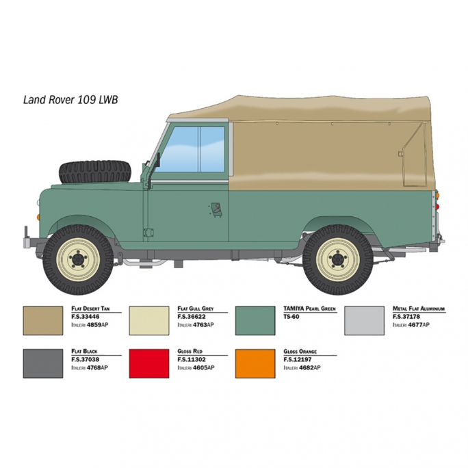 Land Rover 109 LWB - ITALERI 3665 - 1/24