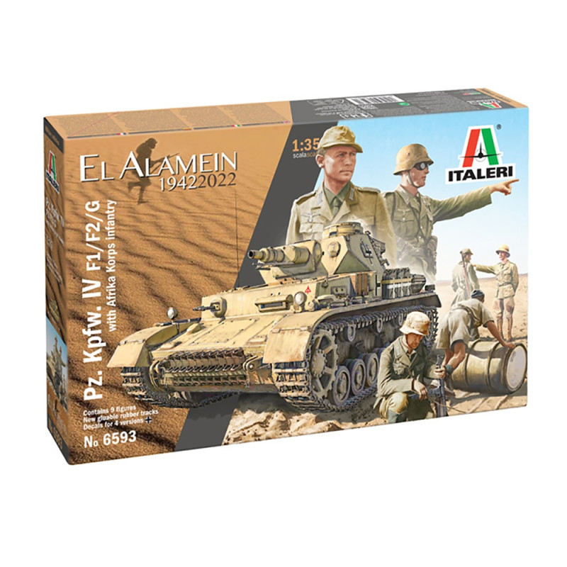 Panzer IV F1/F2/G Afrika Korps - ITALERI 6593 - 1/35