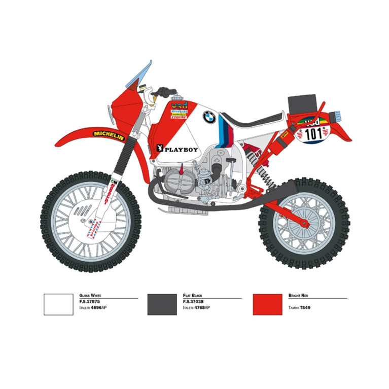 Moto BMW R80 G/S 1000 - 1/9 - ITALERI 4641
