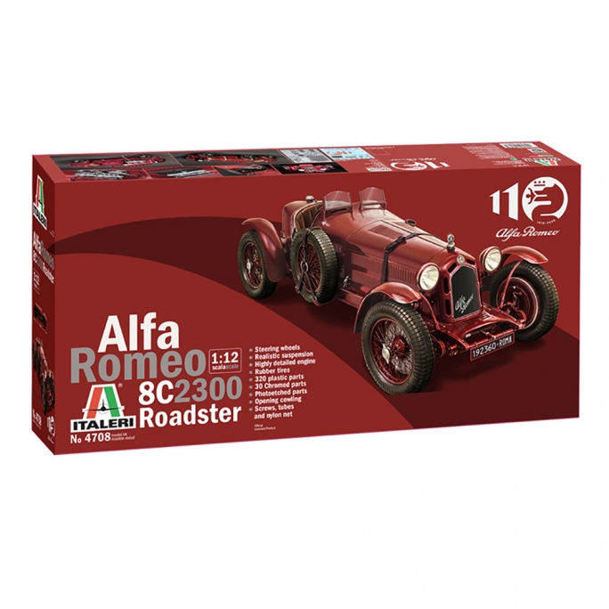 Alfa Romeo 8C 2300 Roadster - 1/12 - ITALERI 4708