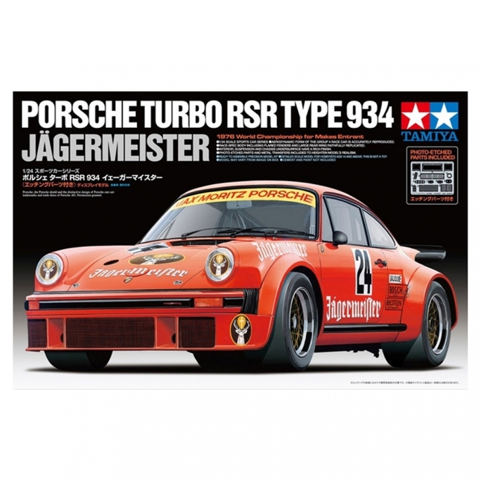 Voiture Porsche turbo RsR 934 - 1/24 - TAMIYA 24328