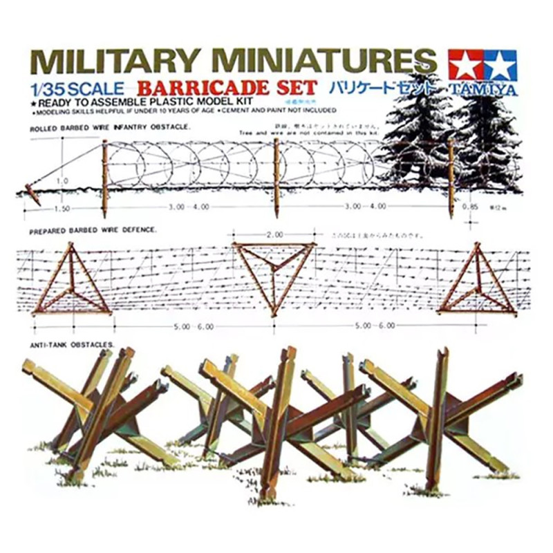 Barricades - 1/35 - TAMIYA 35027