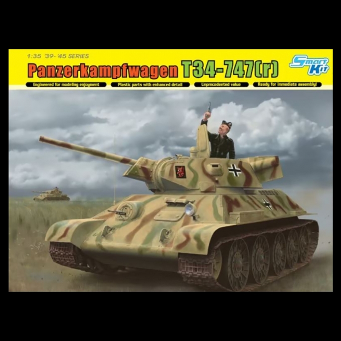 Tank T34-747 Panzer  - 1/35 - DRAGON 6449