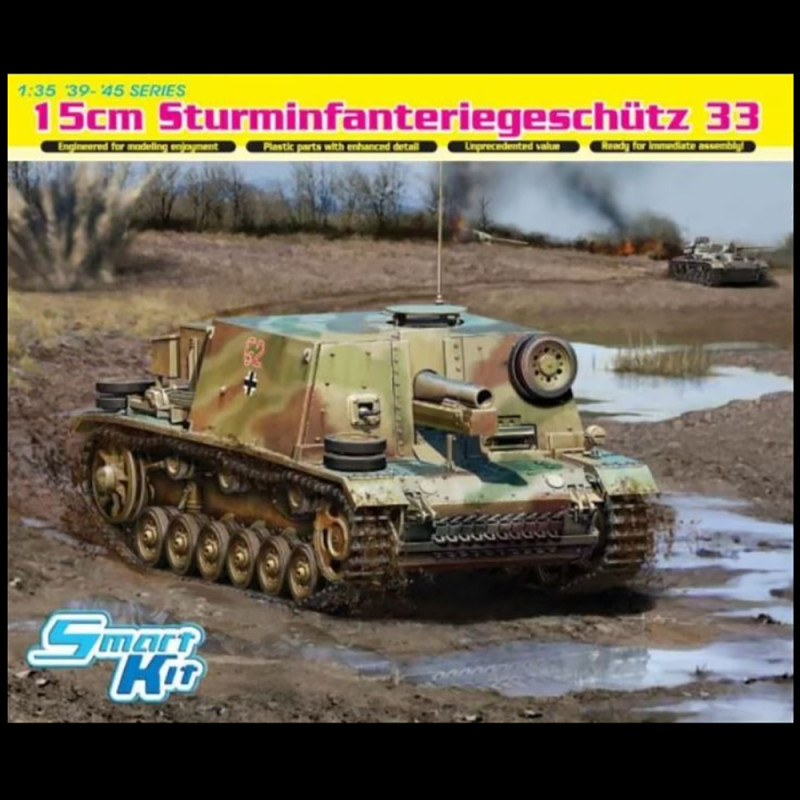 Tank 15cm Sturm infanterie 33  - 1/35 - DRAGON 6749