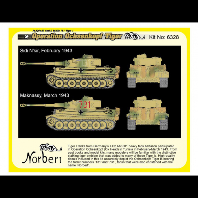 Char Tiger 1, Pz.Kpfw Ausf.E Sd.Kfz 181 - DRAGON 6328 - 1/35
