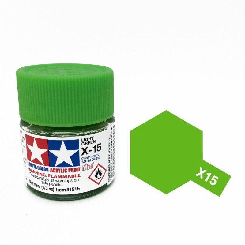 vert clair brillant pot de 10ml-TAMIYA X15