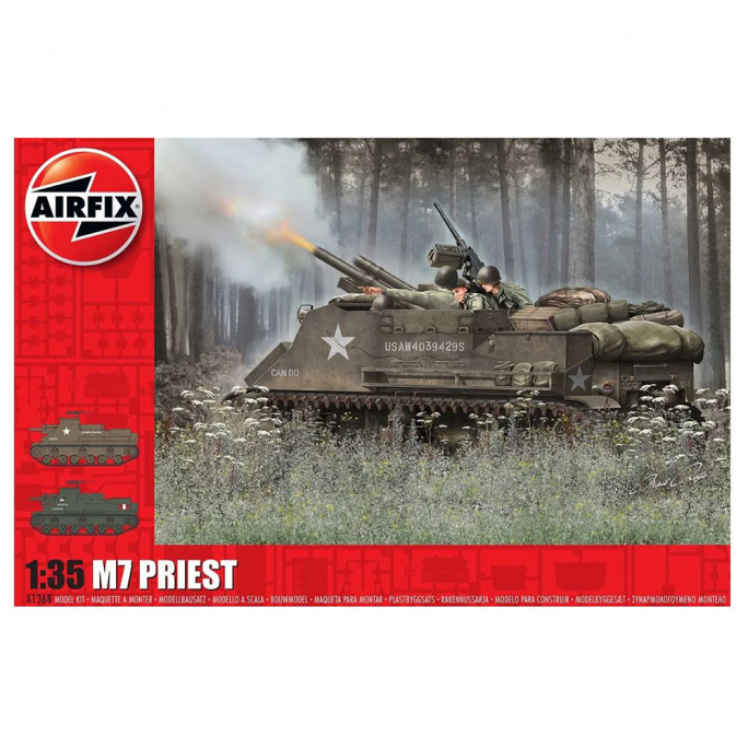 Char / Tank Américain M7 PRIEST - AIRFIX A1368 - 1/35