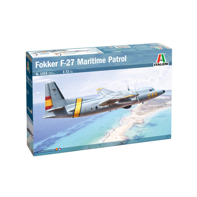 Avion Fokker F-27 Patrouille Maritime - ITALERI 1455 - 1/72
