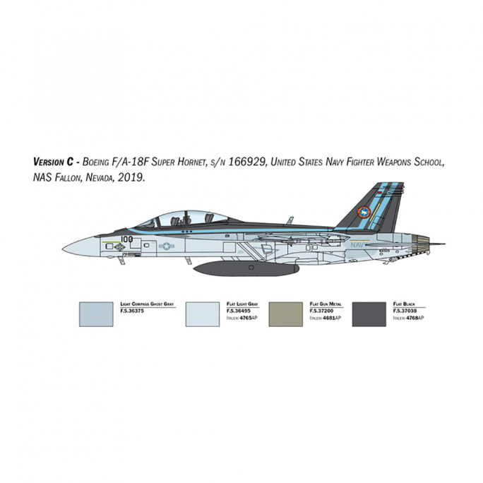 Chasseur F/A-18F Super Hornet U.S. Navy Special - ITALERI 2823 - 1/48
