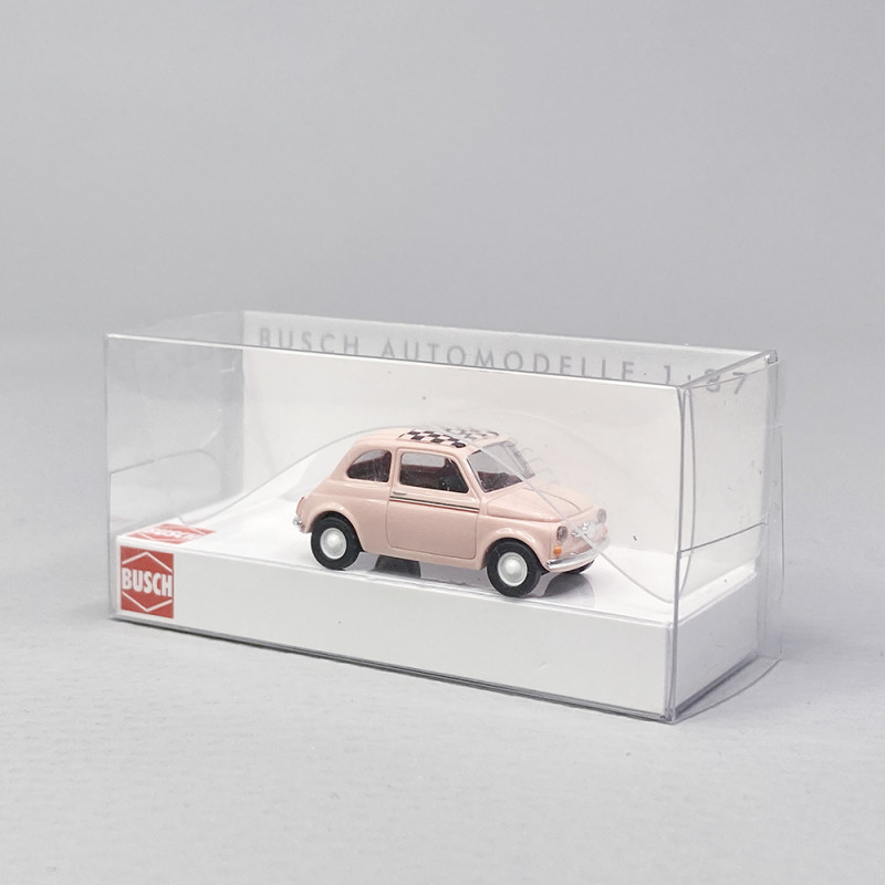 Fiat 500, Rose - BUSCH 48733 - HO 1/87