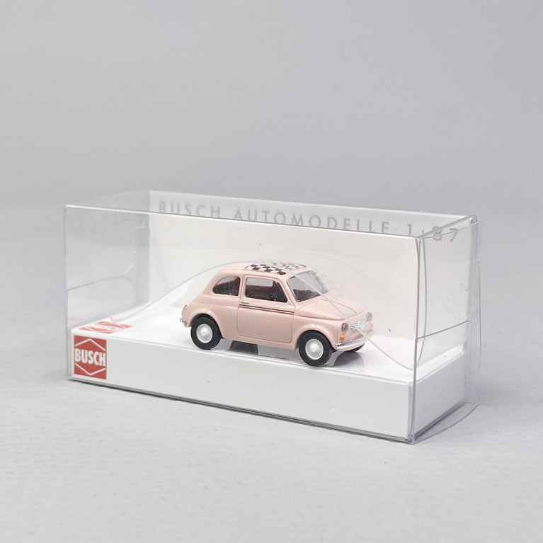 Fiat 500, Rose - BUSCH 48733 - HO 1/87