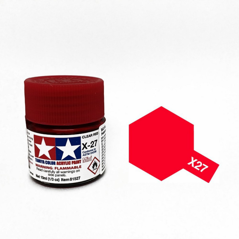 Tamiya Peinture Pot 10ml XF7 Rouge Mat Maquette Réf 81707 Neuf FR