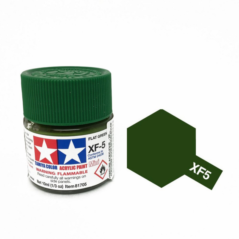 Vert mat pot de 10ml-TAMIYA XF5