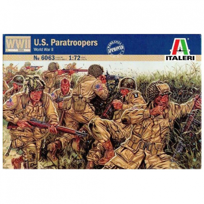 Parachutistes US 2ème guerre - 1/72 - ITALERI 6063