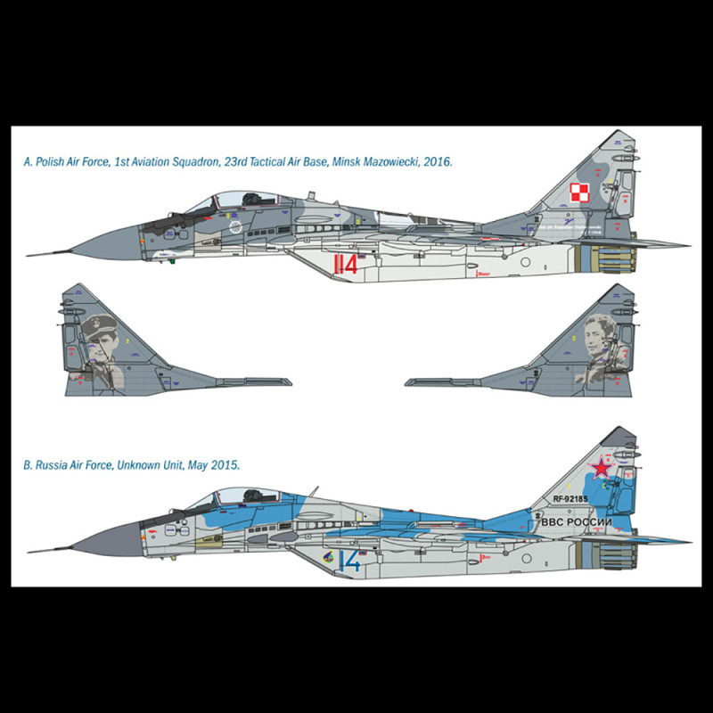 Avion MIG-29A Fulcrum - 1/72 - ITALERI 1377