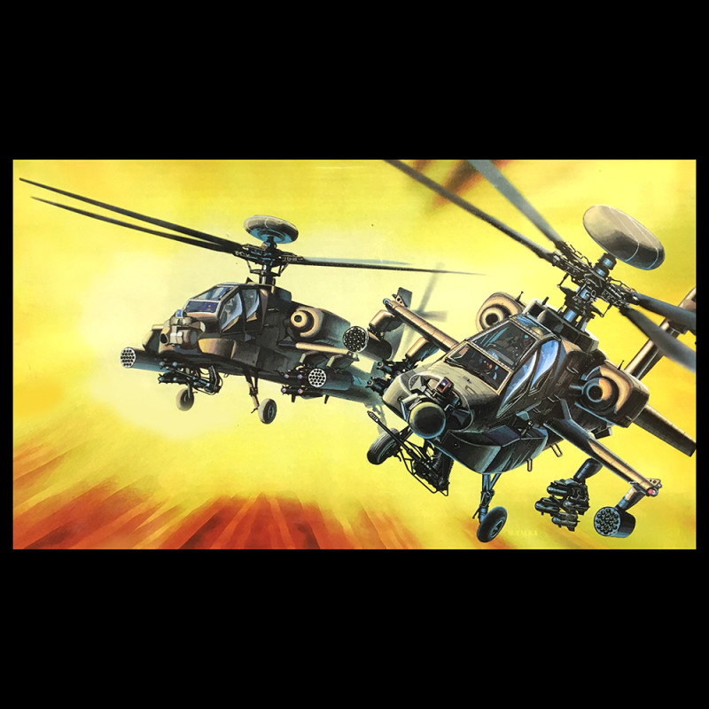 Hélicoptère AH-64 Apache - 1/72 - HOBBY CRAFT 2204