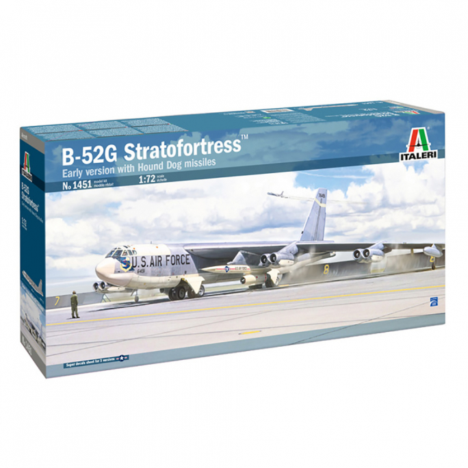 Avion B52G Stratofortress  - 1/72 - ITALERI 1451