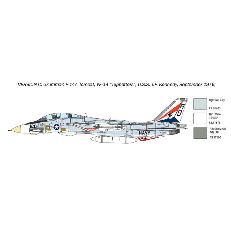 Avion F-14A Tomcat - 1/72 - ITALERI 1414