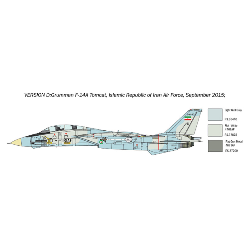 Avion F-14A Tomcat - 1/72 - ITALERI 1414