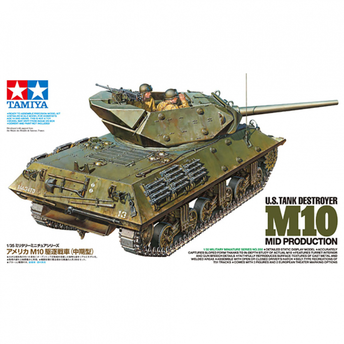 Tank US destroyer M10  - 1/35 - TAMIYA 35350