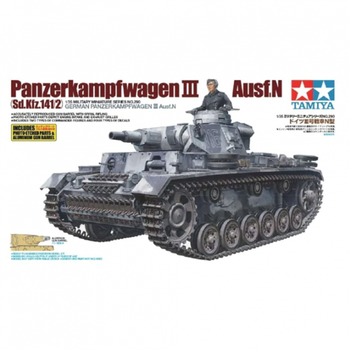 Tank Panzer III  - 1/35 - TAMIYA 35290