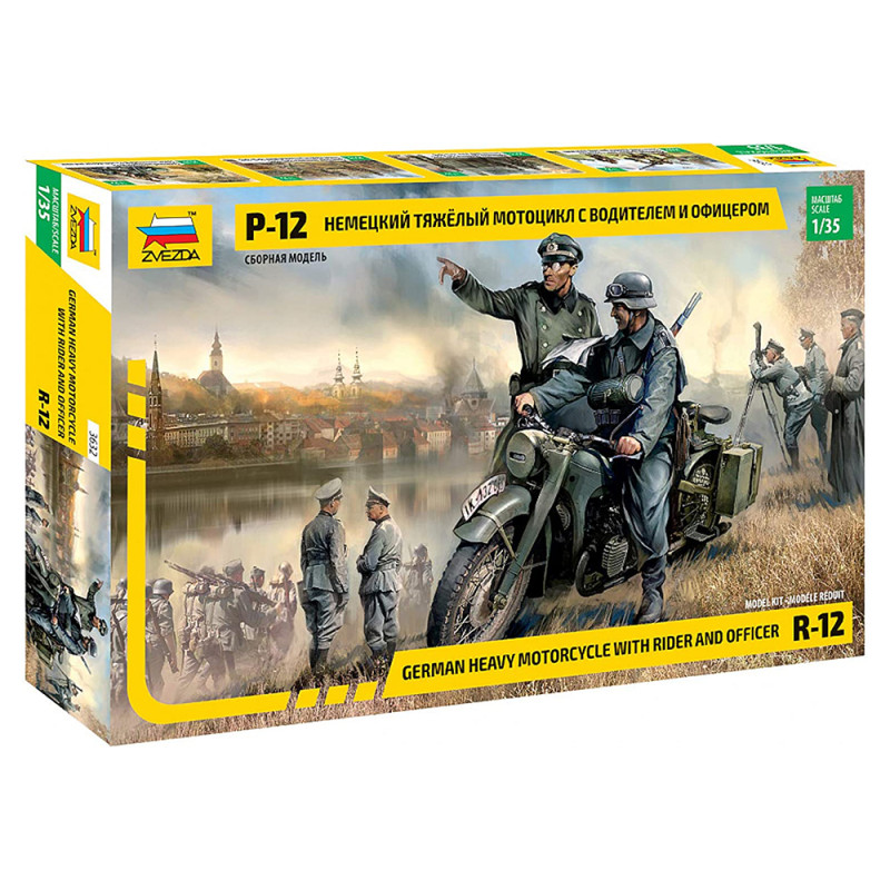 Officier avec motard Allemand  - 1/35 - ZVEZDA 3632