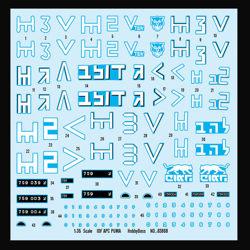 Tank IDF APC puma  - 1/35 - HOBBYBOSS 83868