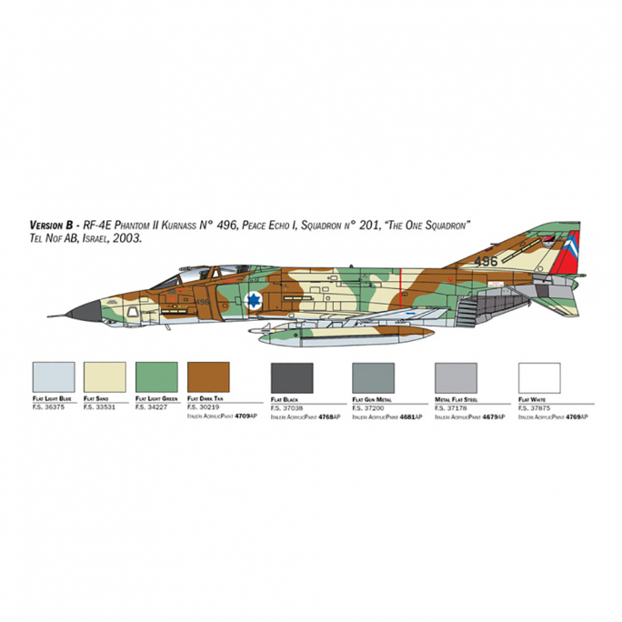 Chasseur RF-4E Phantom 2 - ITALERI 2818 - 1/48