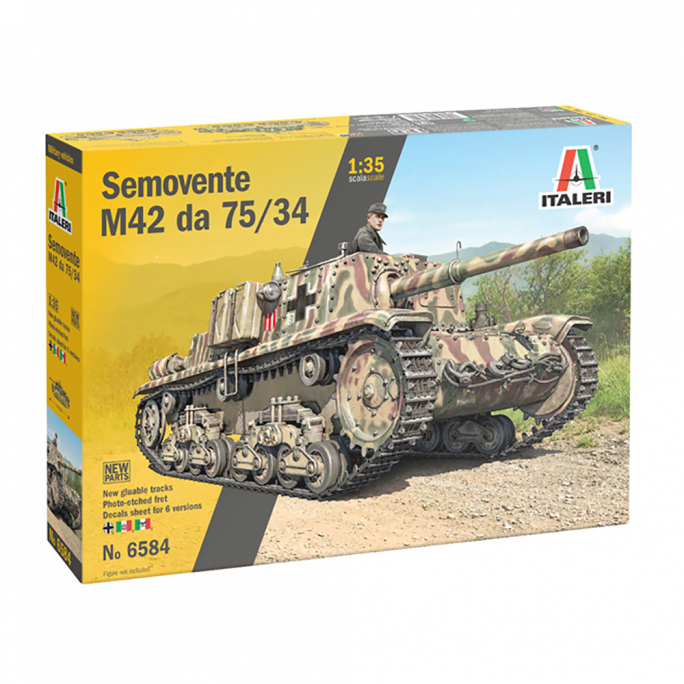 Char Italien Semovente M42 da 75/34 - ITALERI 6584 - 1/35