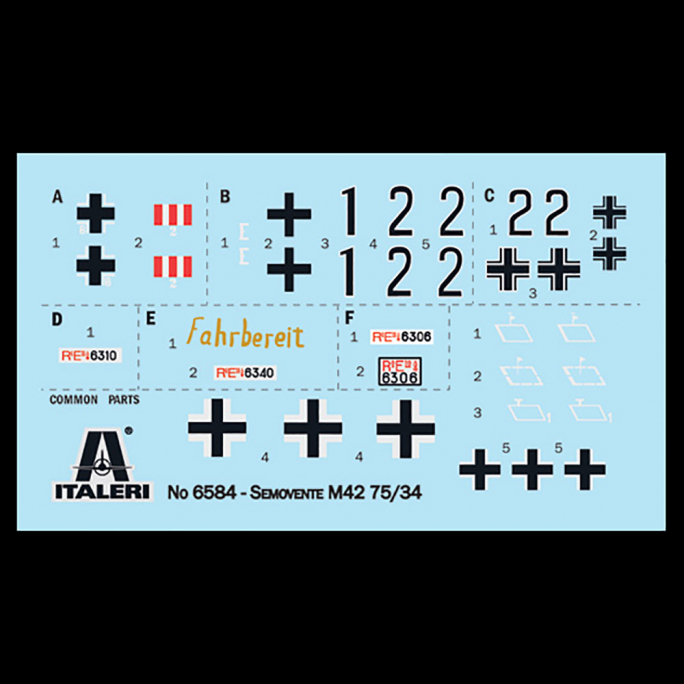 Char Italien Semovente M42 da 75/34 - ITALERI 6584 - 1/35