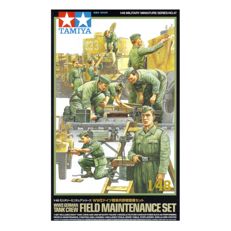 Mécaniciens maintenance tank German  - 1/48 - TAMIYA 32547