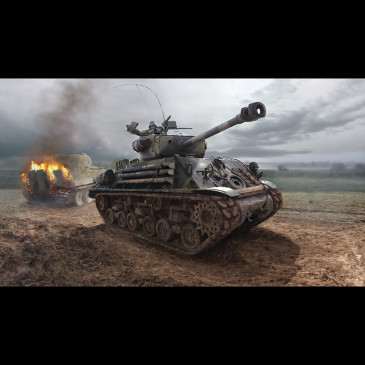 Tank Sherman M4A3E8 Fury - 1/35 - ITALERI 6529