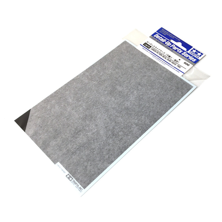 Décalcomanie Aplat Carbone Tr.Simple/ fin 130x190 mm - TAMIYA 12679
