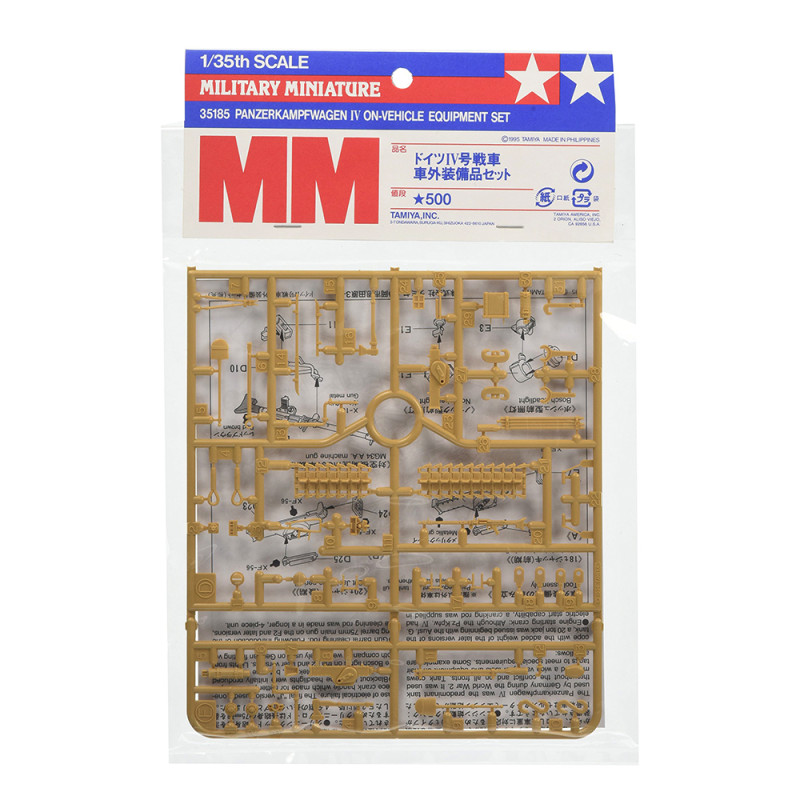 Accessoires de char Allemand Panzer IV - TAMIYA 35185 - 1/35