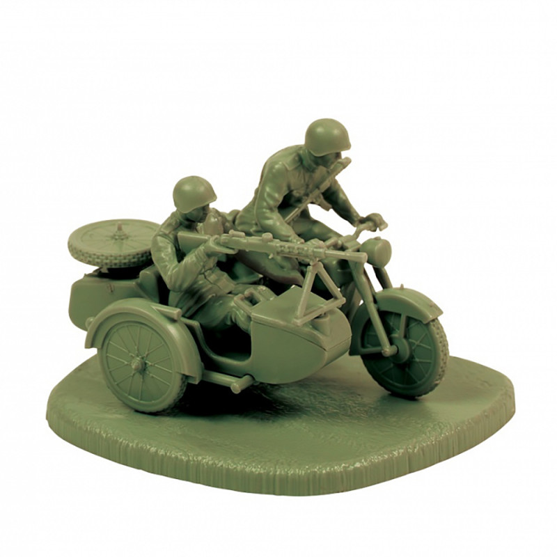 Sidecar M72 avec équipage - 1/72 - ZVEZDA 6277