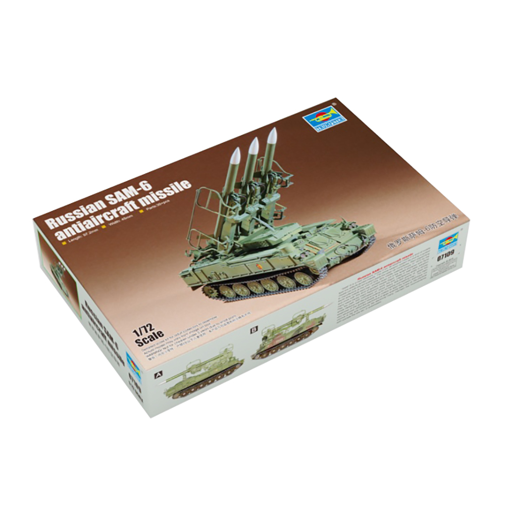 Modèle Réduit 1/72 Missile Antiaérien Sam-6 Tchèque – Marque Trumpeter, Fini Neuf | Maquette Militaire Plastique